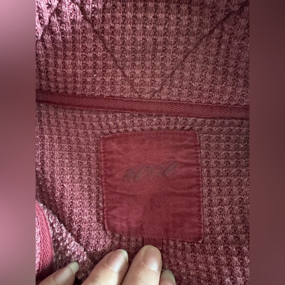 Getaway Quarter Snap Cherry Tart Pullover Sweatshirt Large - Picture 3 of 4